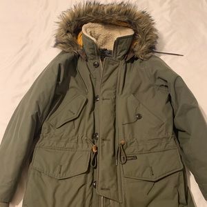 Abercrombie parka - green - medium